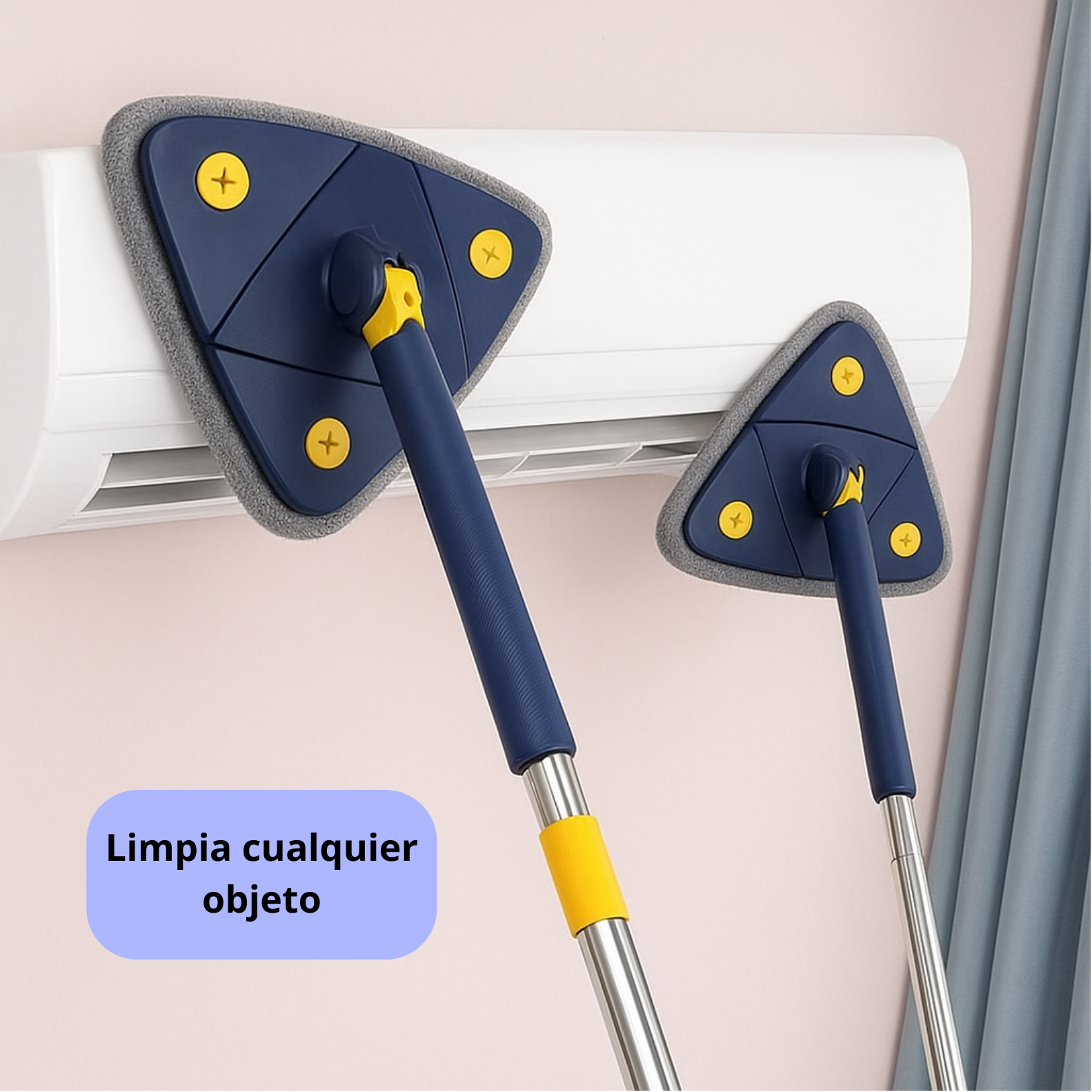 Fregona giratoria 360° triangular